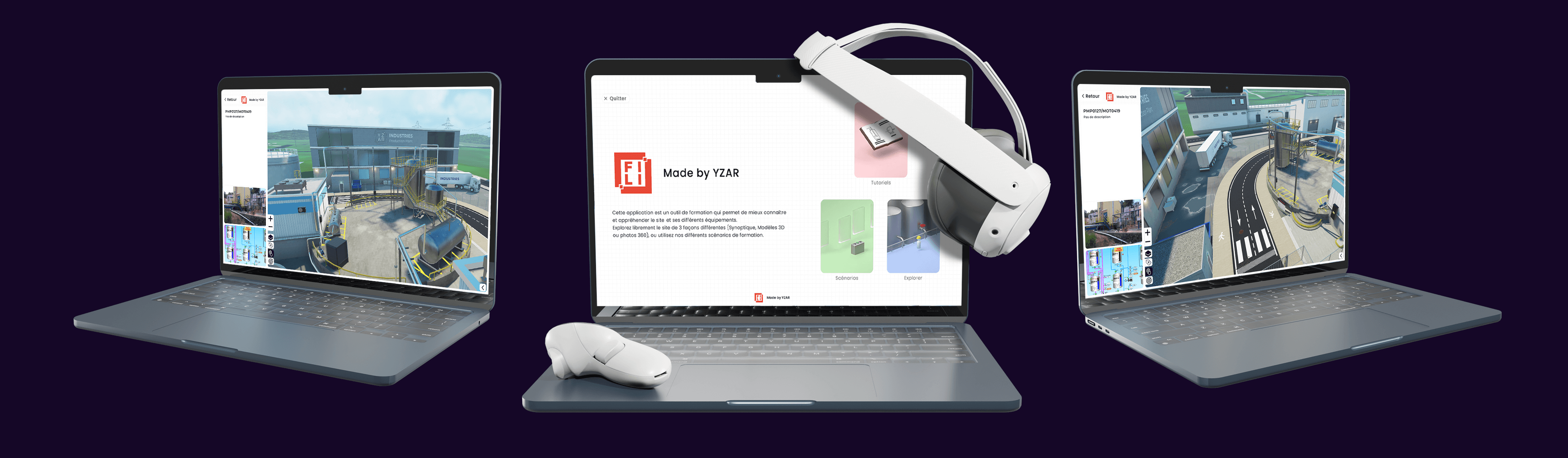 Bannière YZAR - Formation immersive pour l’industrie